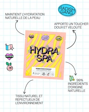 HYDRA SPA - Masque tissu hydratant visage