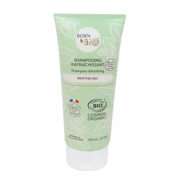 Shampooing Rafraîchissant Cheveux gras - Certifié Bio born to bio