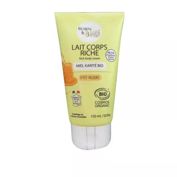 Lait corps riche Miel Karité Bio - Certifié Bio born to bio