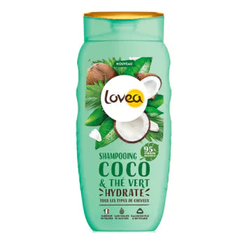 Shampooing - Hydratant - Eau de Coco & Thé Vert lovea