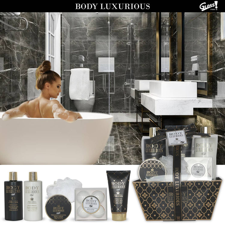 Coffret beauté de bain au parfum Vanille Tilleul - 9pcs