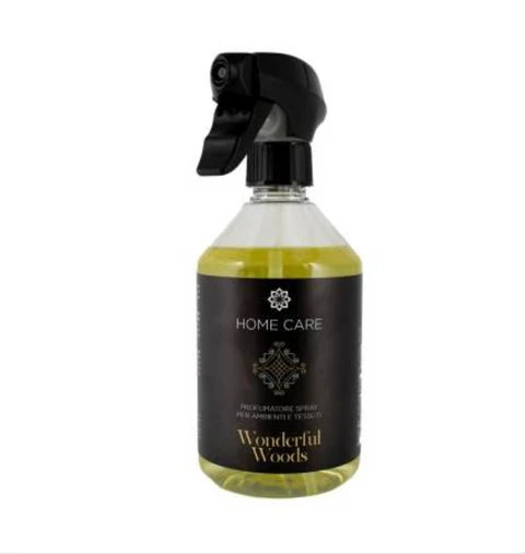 DIFFUSEUR DE PARFUM EN SPRAY HOME CARE (AMBIANCE ET TISSUS) - «WONDERFUL WOODS » - 500 ML CHOGAN