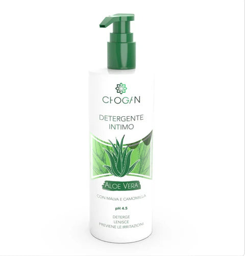 NETTOYANT INTIME ALOE VERA BIO AVEC MAUVE ET CAMOMILLE - 260 ML CHOGAN