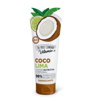 The Fruit Company - Lotion nourrissante pour le visage et corps Vitamin+ - Coco Lime