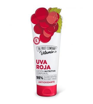 The Fruit Company - Lotion nourrissante pour le visage et corps Vitamin+ - Raisin rouge